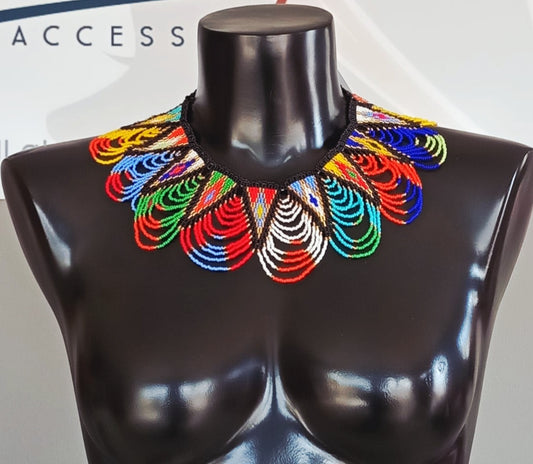 Sazwi Peacock Neckpiece
