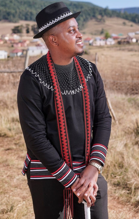 Madiba Men's Beaded Scarf