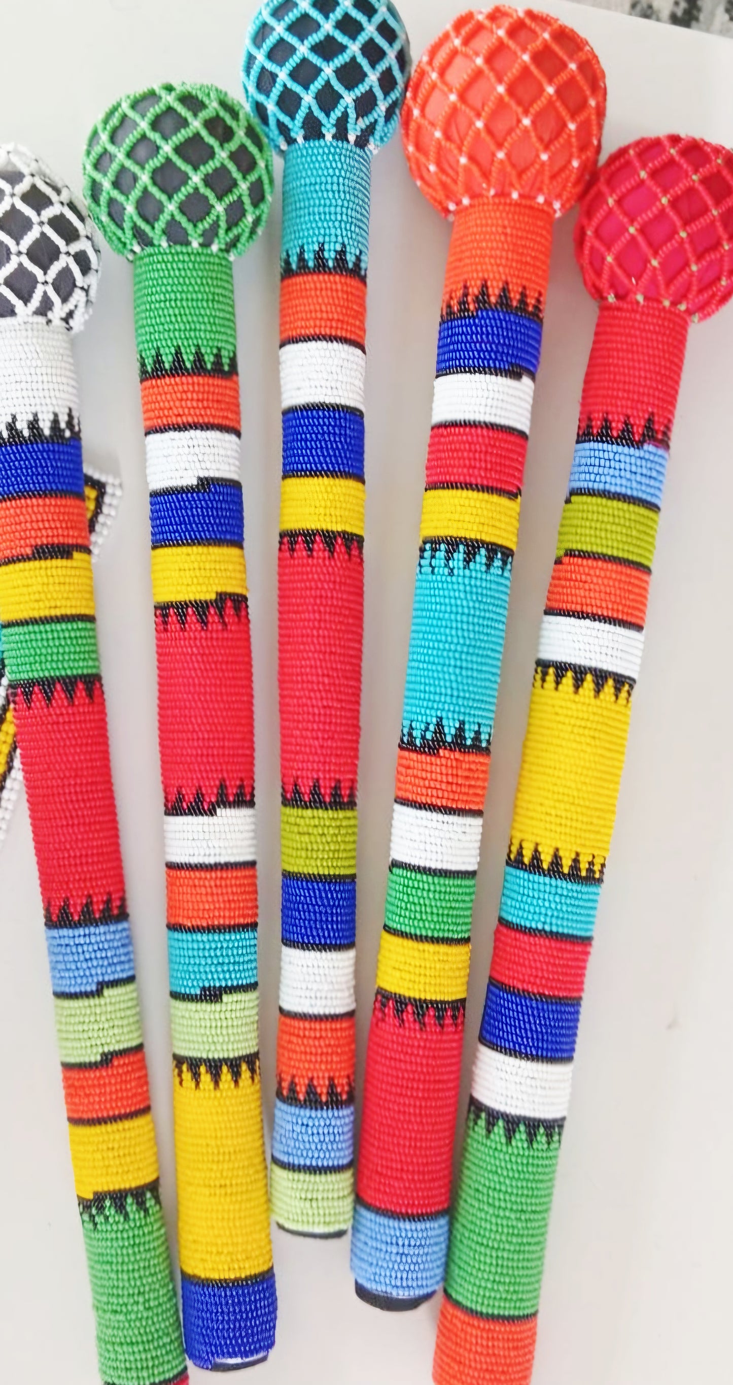 Beaded Knobkerrie - Intonga