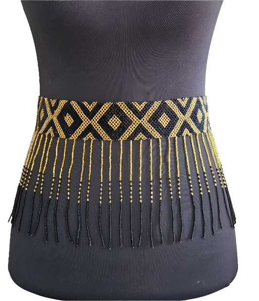 Belt with tassels