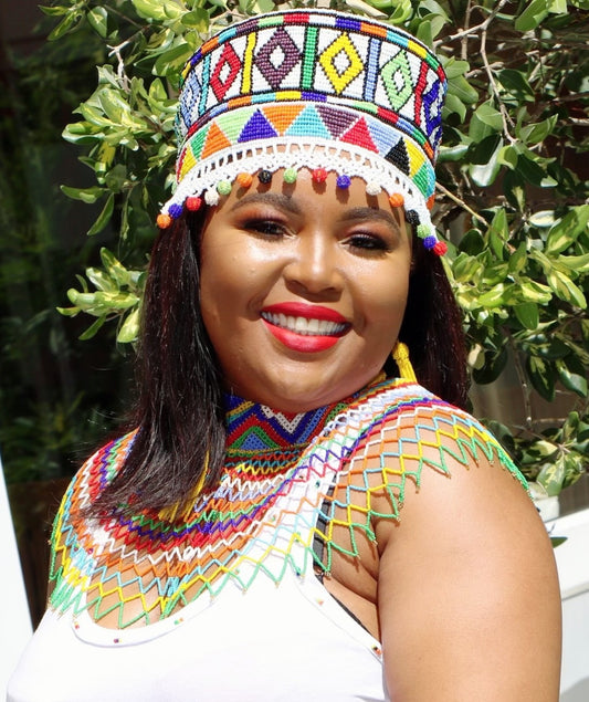 Beaded Crown Hat