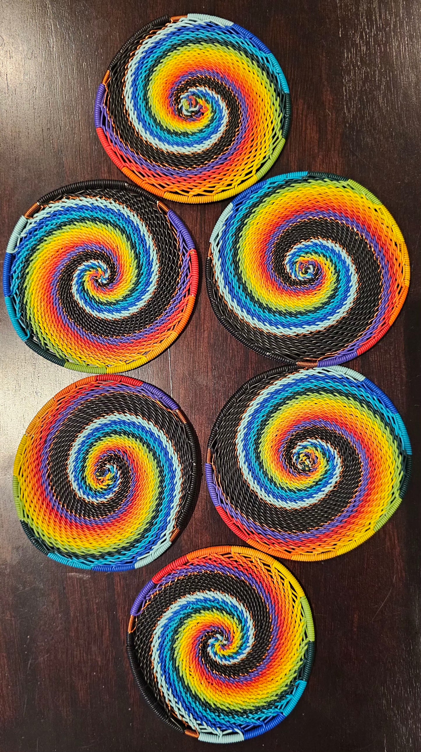 Telephone Wire Coasters (set of 6)