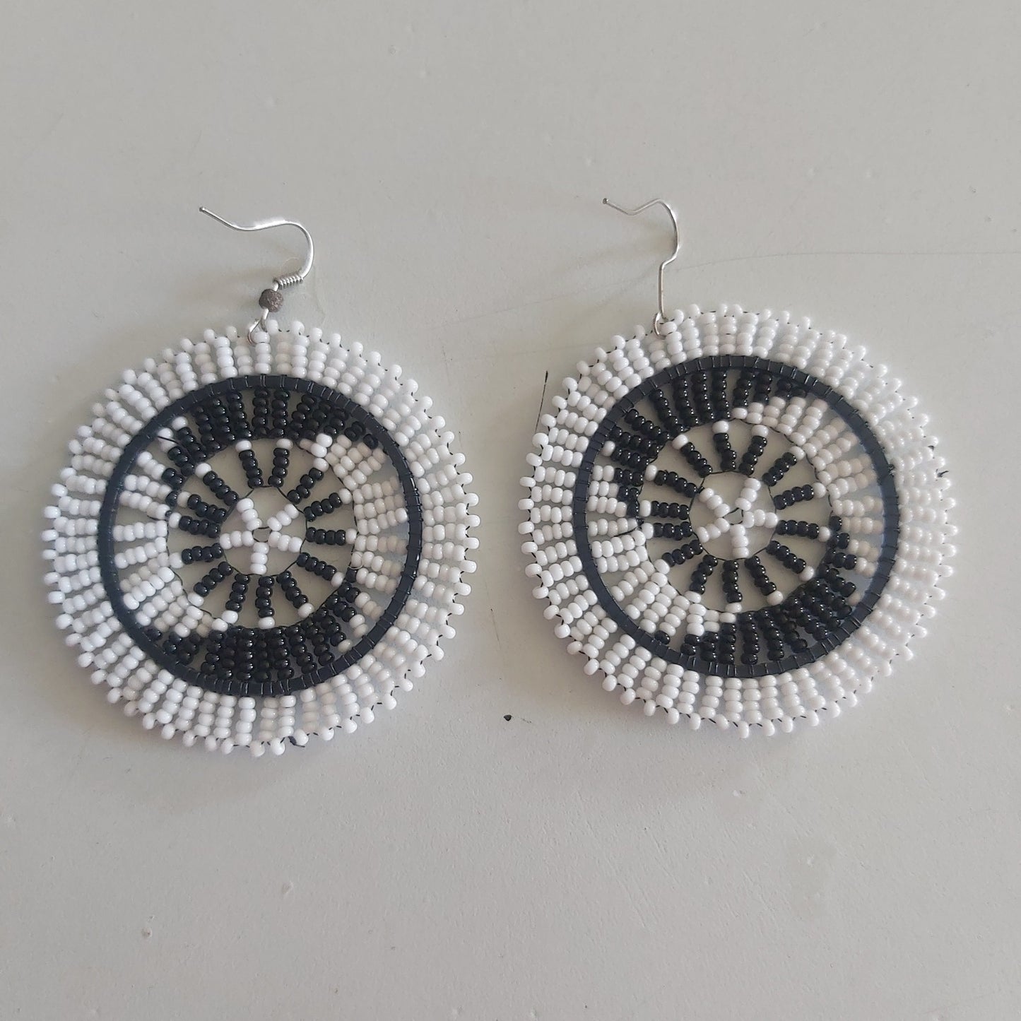 Zulu Disc Circle Earrings