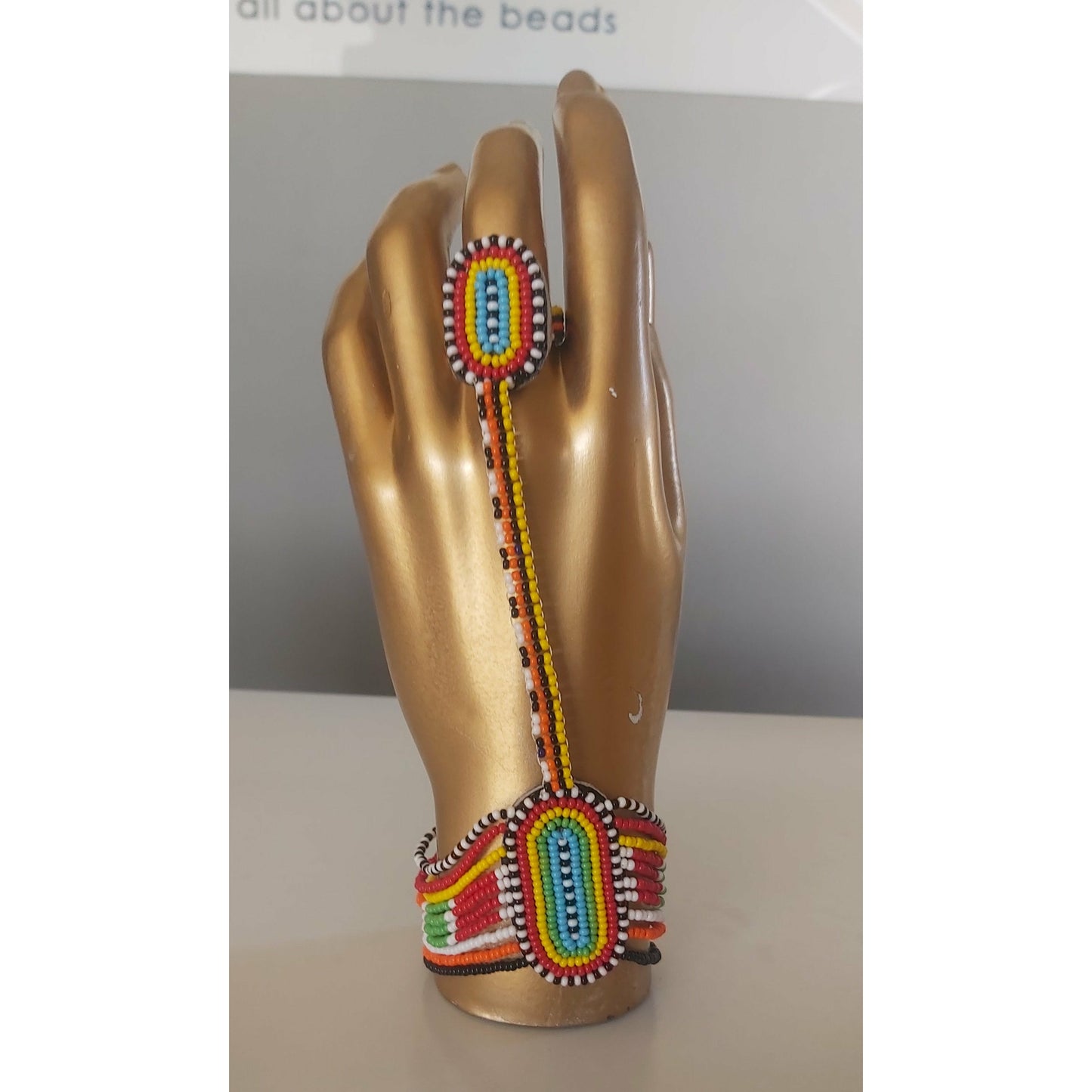 Maasai  Beaded Hand glove