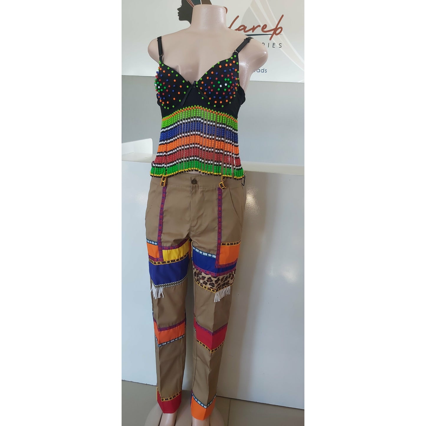 umBlaselo - Zulu Skirt and Waistcoat set 