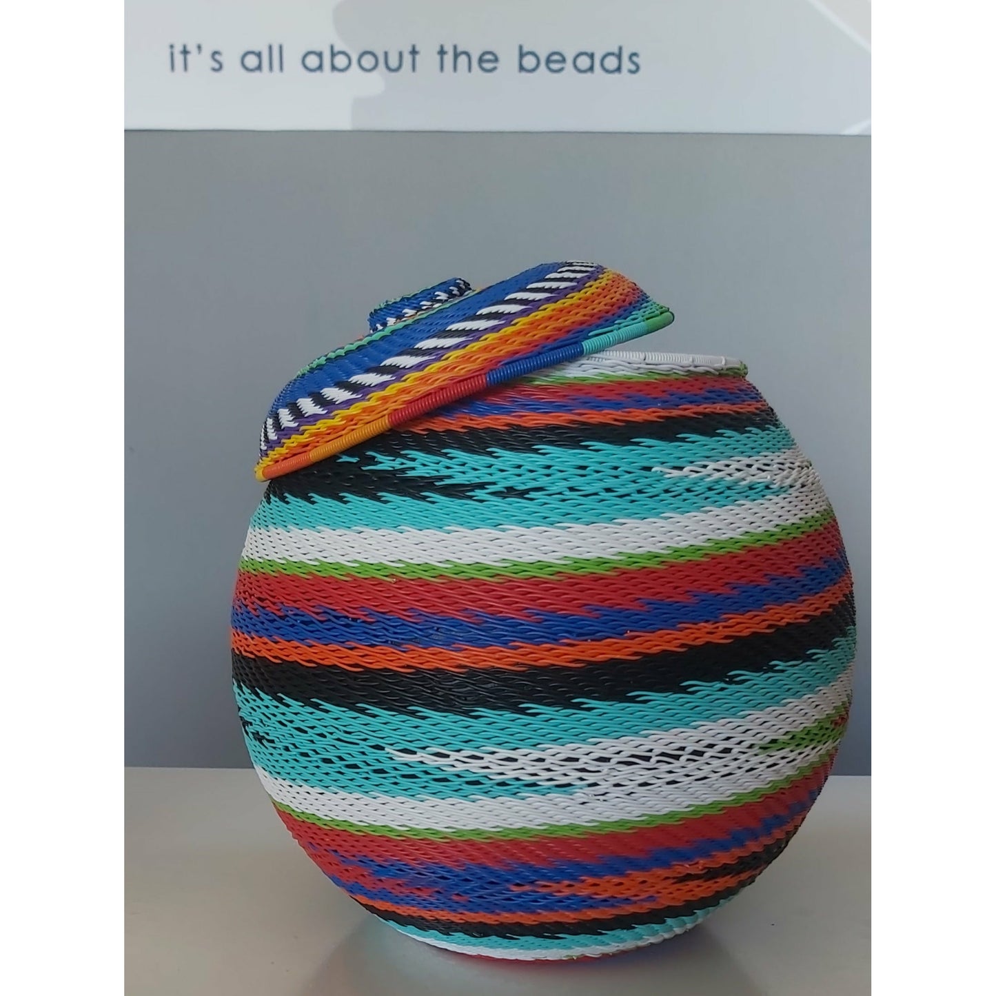 Telephone Wire Ukhamba Bowl