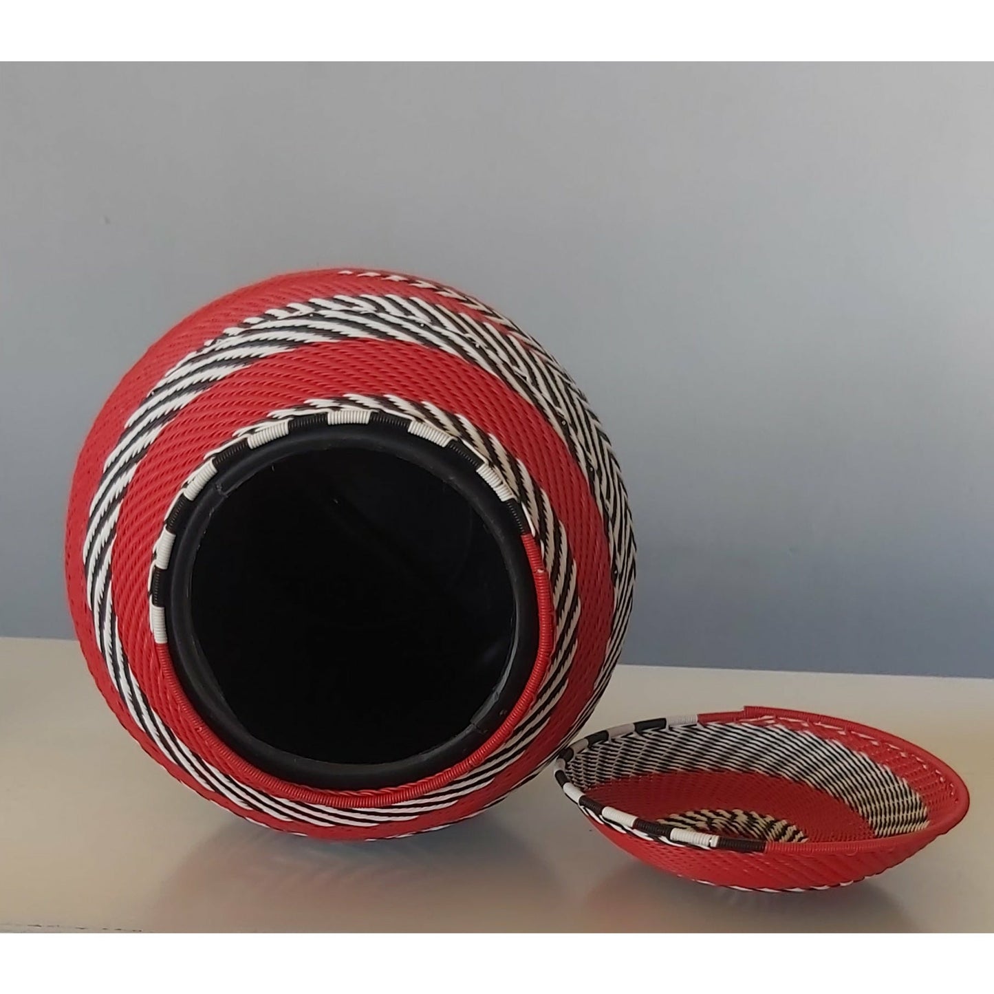 Telephone Wire Ukhamba Bowl